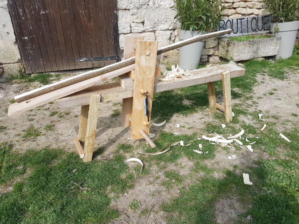 atelier arc, fabrication d'un arc en bois